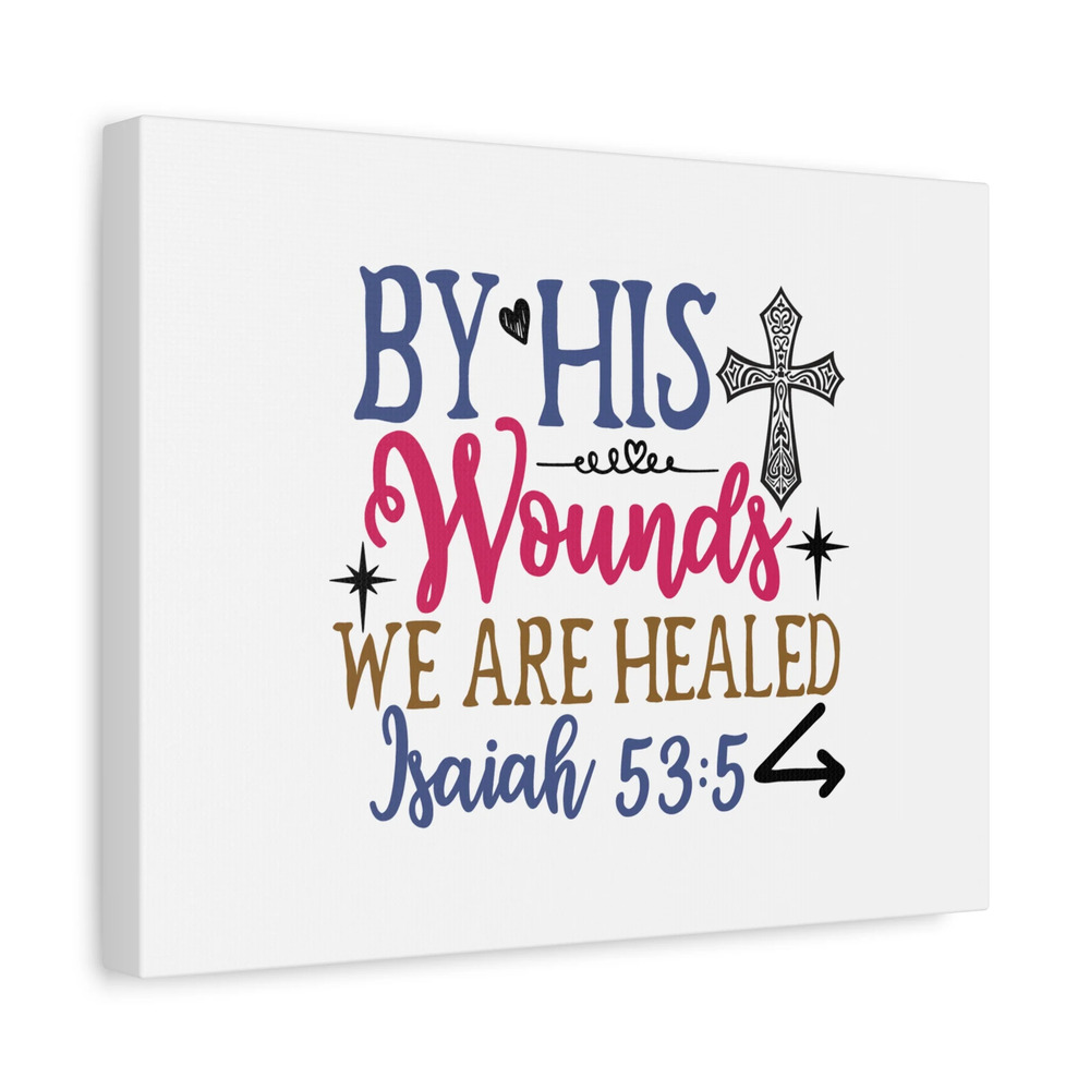 Scripture Walls Isaiah 53:5 Rubies Bible Verse Canvas Christian Wall Art Ready